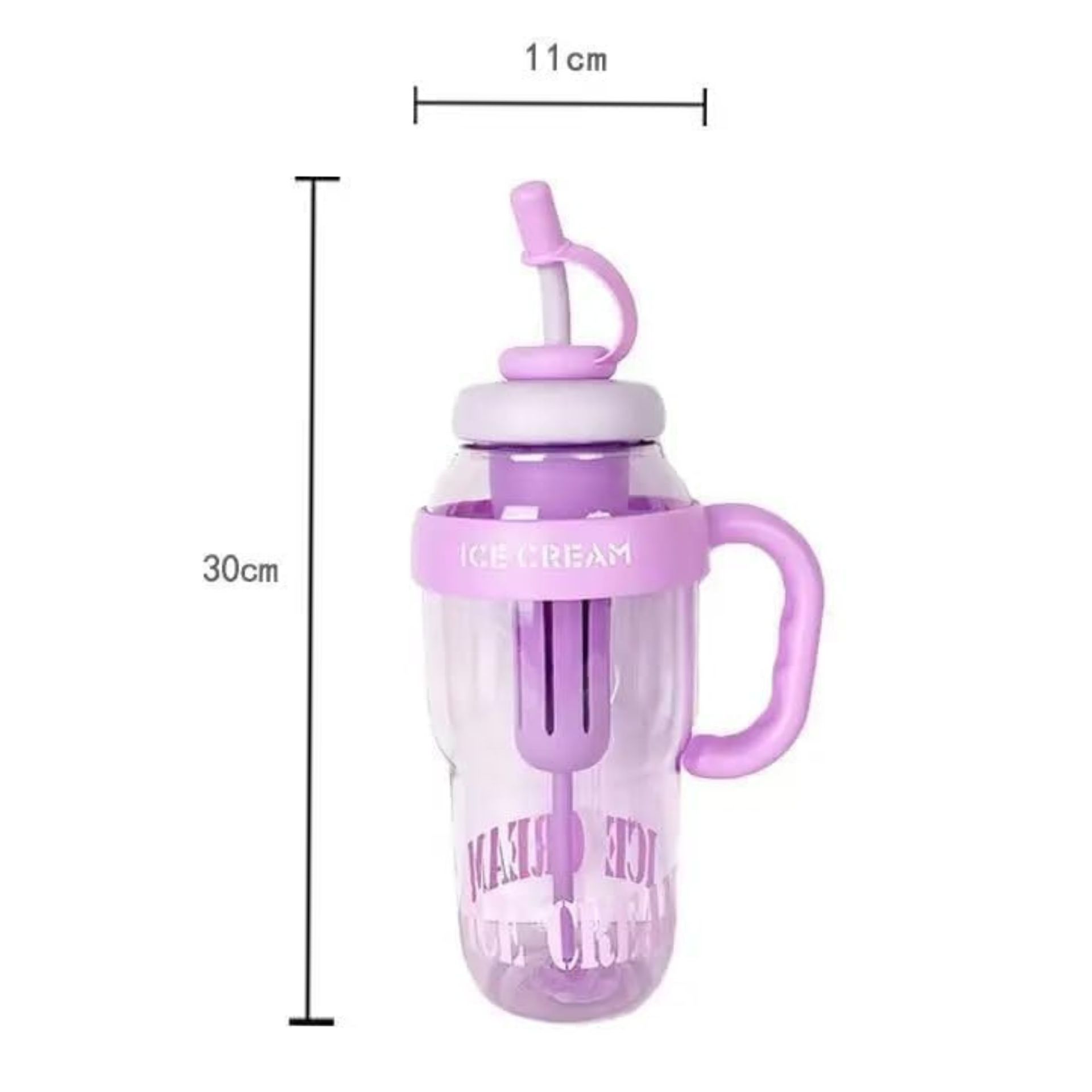 Buy Ice Cream Theme Sipper Bottle – 1300 ml (Dark Pink) | MomsGenie